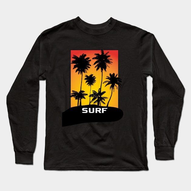 Surfing design australia surfers  love summer hollyday Long Sleeve T-Shirt by slagalicastrave